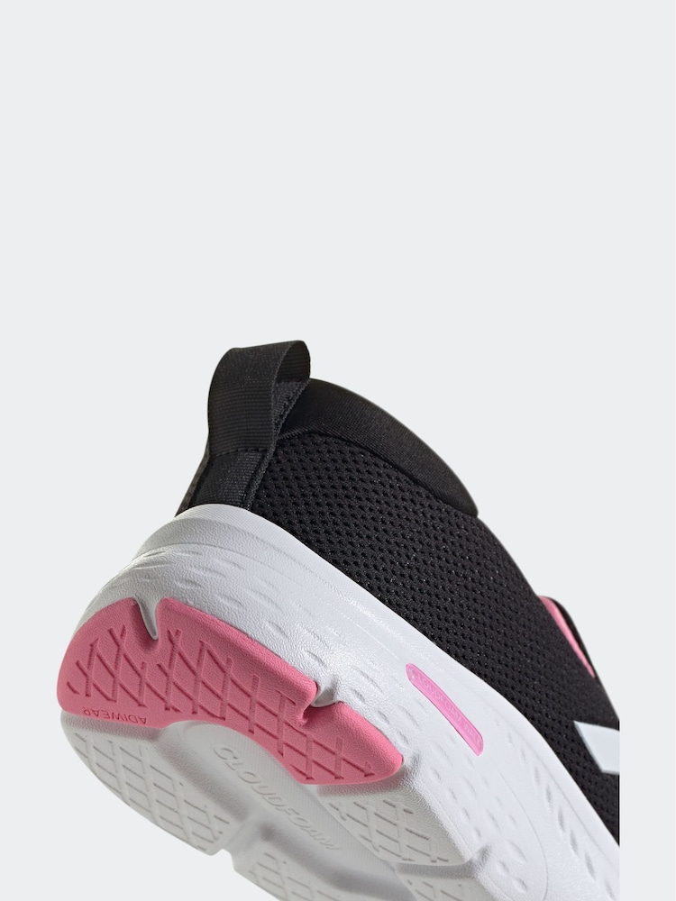 adidas Black/Pink Cloudfoam Move Lounger In Trainers - Image 11 of 11