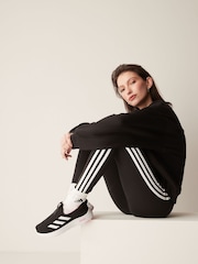 adidas Black/Pink Cloudfoam Move Lounger In Trainers - Image 3 of 11
