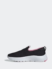 adidas Black/Pink Cloudfoam Move Lounger In Trainers - Image 5 of 11