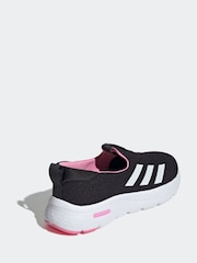 adidas Black/Pink Cloudfoam Move Lounger In Trainers - Image 7 of 11