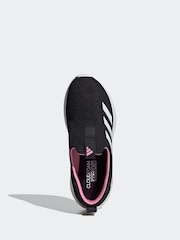 adidas Black/Pink Cloudfoam Move Lounger In Trainers - Image 8 of 11