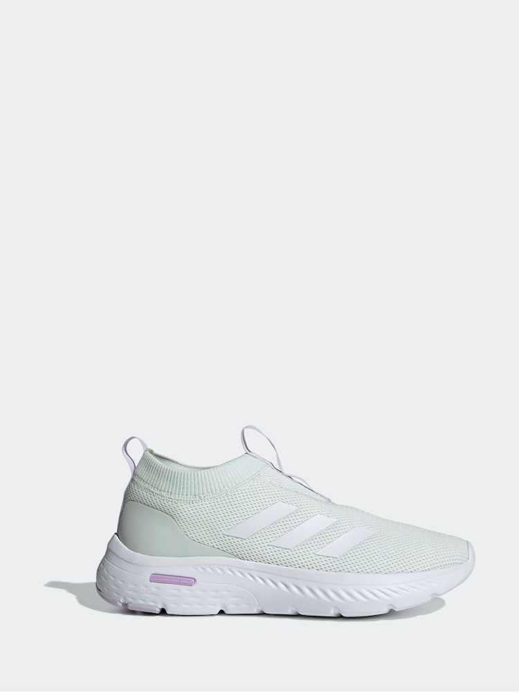 adidas Jade Green Cloudfoam Move Sock In Trainers - Image 1 of 8