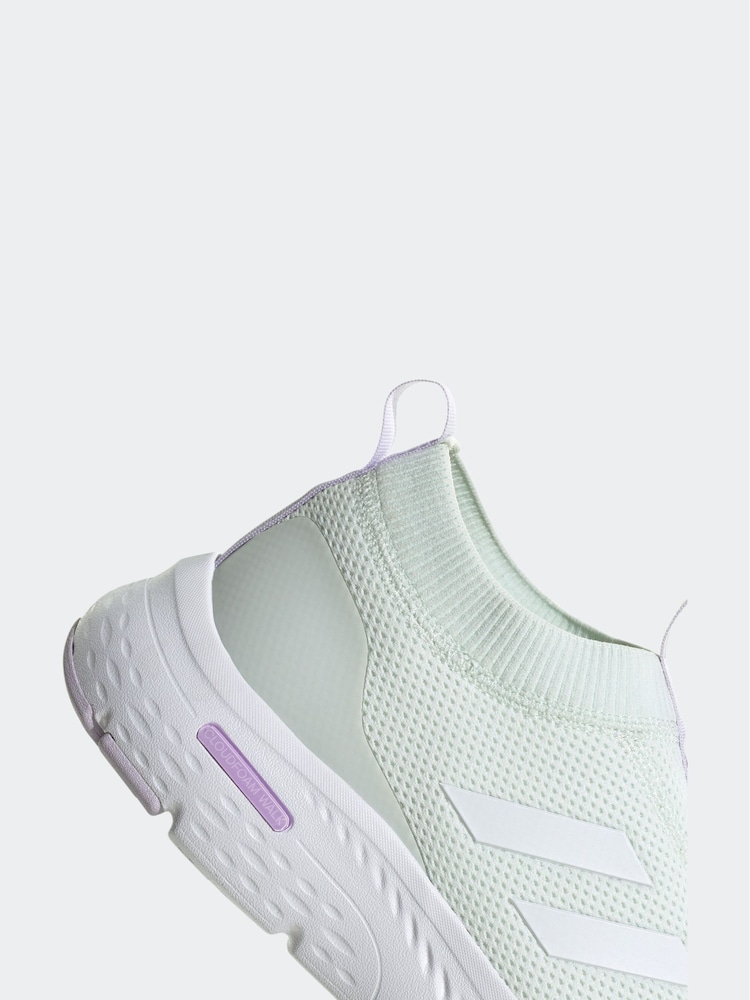 adidas Jade Green Cloudfoam Move Sock In Trainers - Image 8 of 8