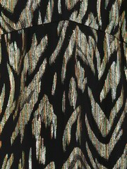 River Island Black 100% Cotton Animal Print Tent Midi Dress - Image 6 of 6