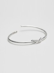 Simply Silver Silver Cubic Zirconia Infinity Cuff Bracelet - Image 1 of 2