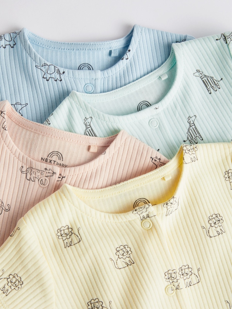 brillant - Barboteuse en jersey pour bébé 4 Pack - Image 8 of 11