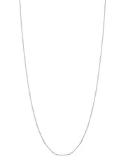 Simply Silver Sterling Silver Fine Station Necklace - Image 1 of 2