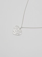 Simply Silver Sterling Silver 925 Tree of Love Heart Pendant Necklace - Image 2 of 3