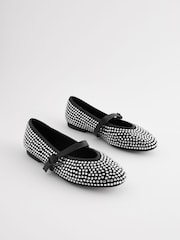 Black Forever Comfort® Jewel Mary Jane Shoes - Image 4 of 8