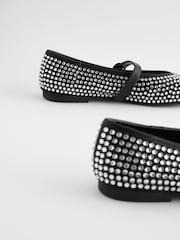 Black Forever Comfort® Jewel Mary Jane Shoes - Image 7 of 8