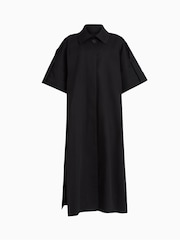 AllSaints Black Tina Trench 100% Cotton Coat - Image 9 of 9