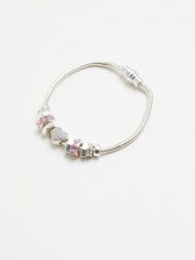 Lipsy Jewellery Silver Heart Magnetic Bracelet Gift Boxed - Image 3 of 4