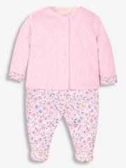 JoJo Maman Bébé Pink Meadow Print Gift Set - Image 2 of 6