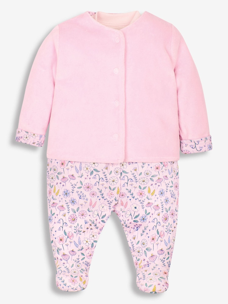 JoJo Maman Bébé Pink Meadow Print Gift Set - Image 2 of 6