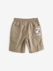 Neutral 100% Cotton NASA Pull-On Shorts (4-16yrs) - Image 2 of 3