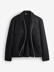 Black EDIT Jersey Shacket - Image 6 of 8