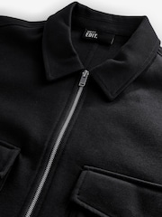 Black EDIT Jersey Shacket - Image 8 of 8