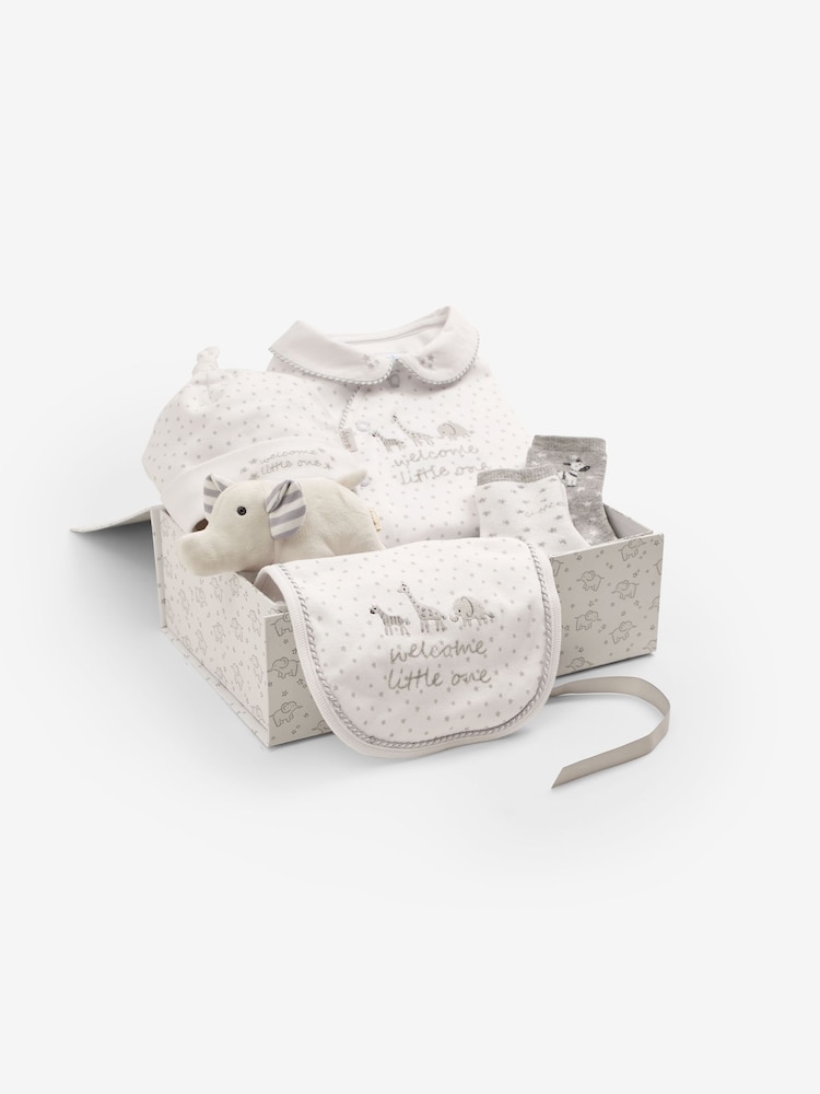 JoJo Maman Bébé White Welcome Little One Gift Set - Image 1 of 7