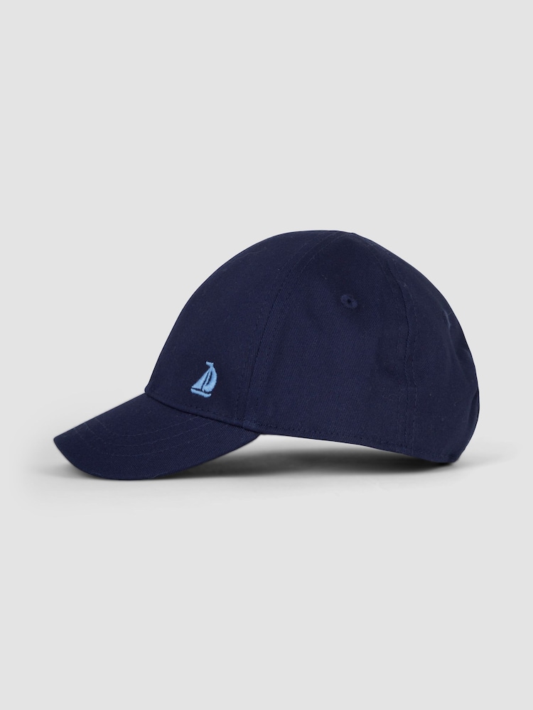 JoJo Maman Bébé Navy Blue Baseball Cap - Image 3 of 3