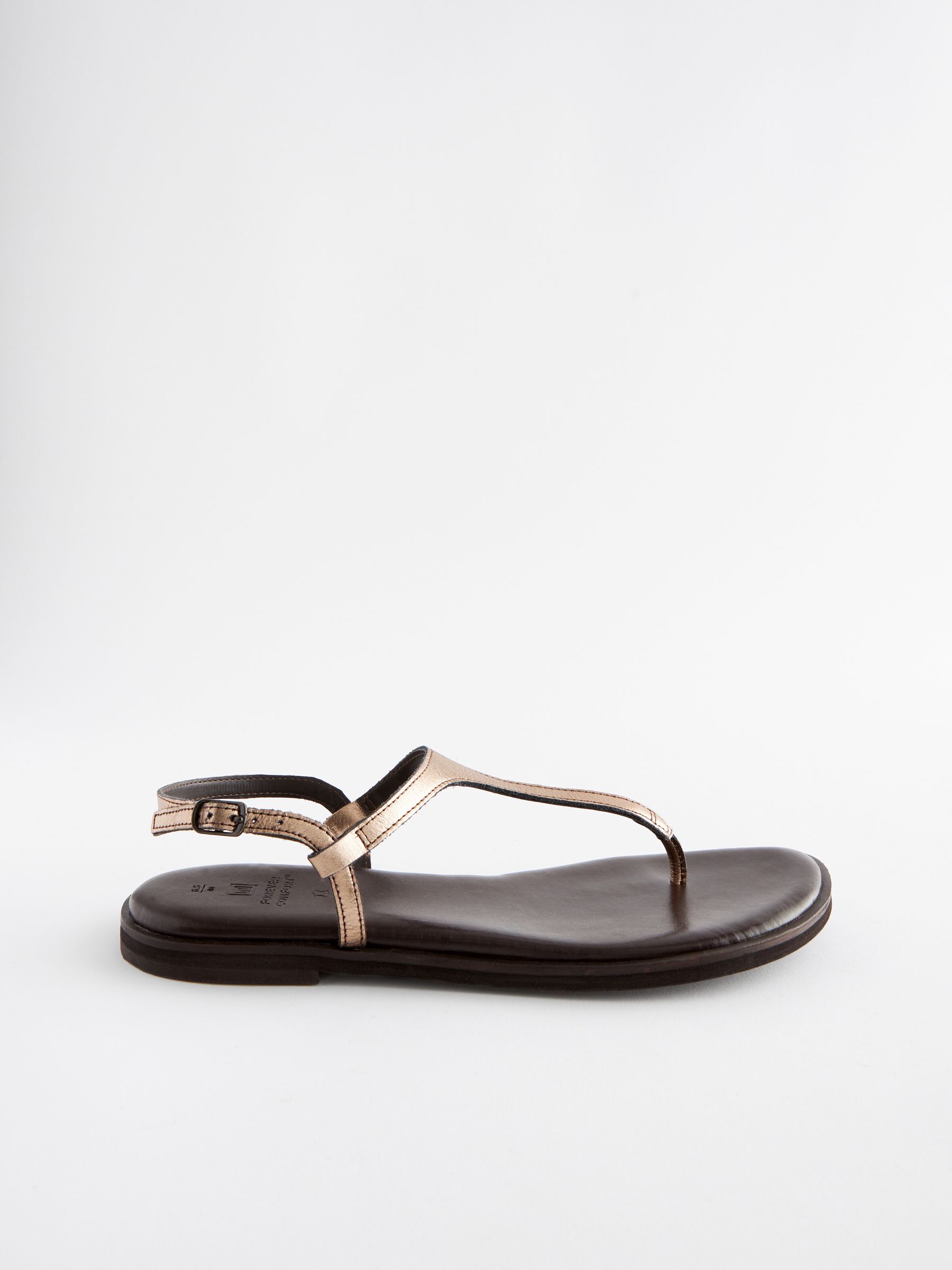 【日本入手困難】Brushed leather thong sandals Black Brushed leather thong sandals | PRADA