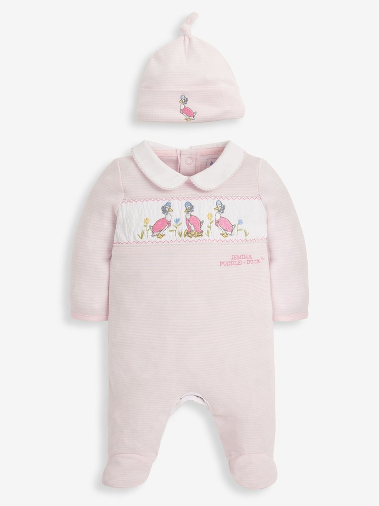 JoJo Maman Bébé Pink Jemima Puddle Duck Baby Gift Set - Image 2 of 4