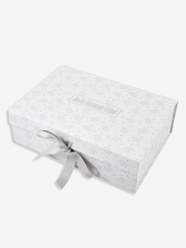 JoJo Maman Bébé Grey New Baby Elephant Gift Set - Image 7 of 7