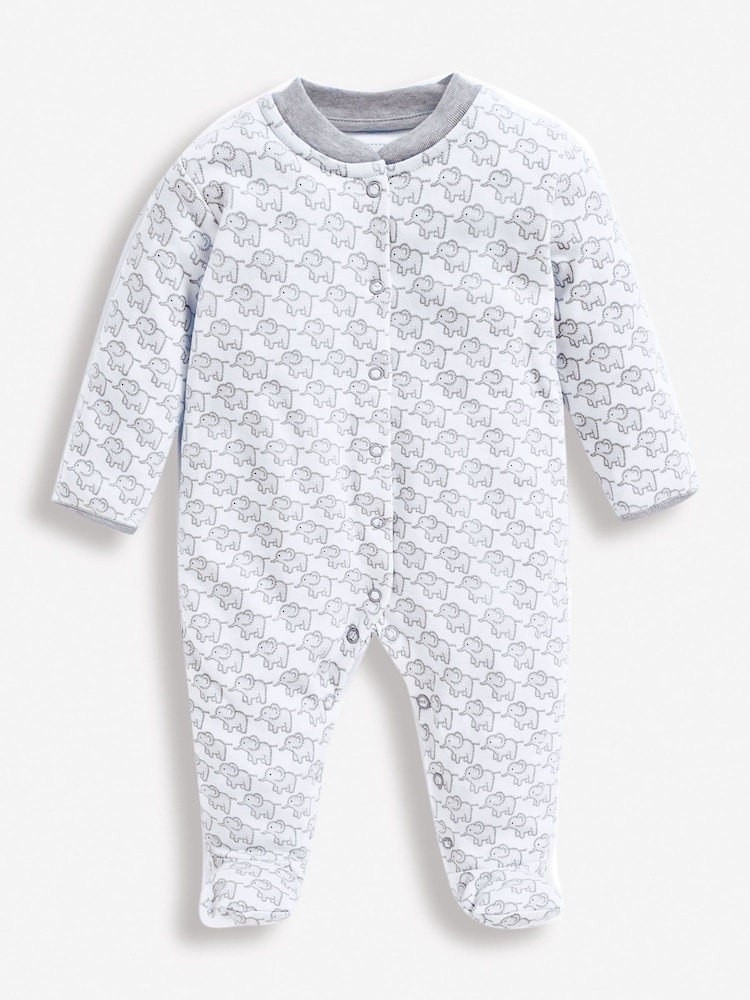 JoJo Maman Bébé Grey Ultimate New Baby Elephant Gift Set - Image 2 of 12