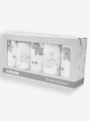 JoJo Maman Bébé Grey Ultimate New Baby Elephant Gift Set - Image 7 of 12