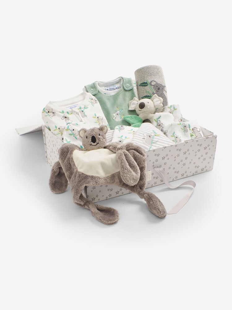JoJo Maman Bébé White Premium New Baby Koala Gift Set - Image 1 of 10