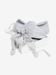 JoJo Maman Bébé Grey Elephant Cuddles Gift Set - Image 1 of 4