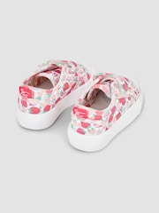 JoJo Maman Bébé Floral Canvas Pumps - Image 2 of 4
