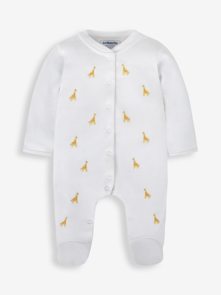 JoJo Maman Bébé White New Baby Giraffe Gift Set - Image 2 of 5
