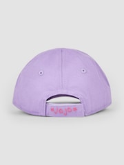 JoJo Maman Bébé Lilac Dino Embroidered Cap - Image 3 of 3