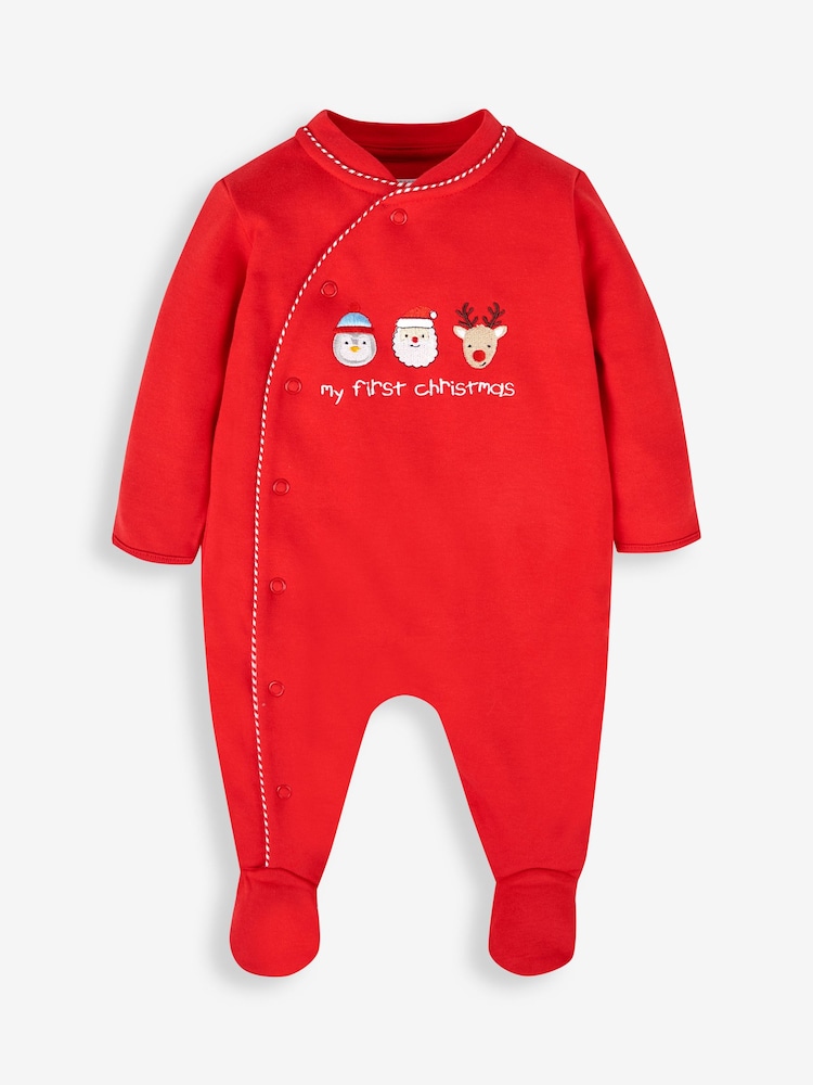 JoJo Maman Bébé Red My First Christmas Baby Gift Set - Image 2 of 5