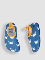 JoJo Maman Bébé Blue Crab Anti-Slip Swim Shoes - Image 3 of 4