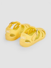 JoJo Maman Bébé Lemon Yellow Jelly Sandals - Image 2 of 7