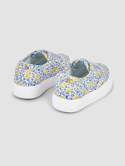 JoJo Maman Bébé Ditsy Printed Plimsoles - Image 2 of 4