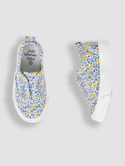 JoJo Maman Bébé Ditsy Printed Plimsoles - Image 3 of 4