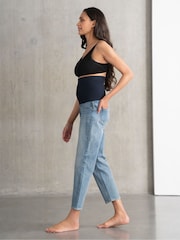 Seraphine Blue Post Maternity Tapered Leg Jeans - Image 2 of 6