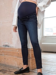 Seraphine Blue Bodhi Skinny Over Bump Jeans - Image 1 of 11