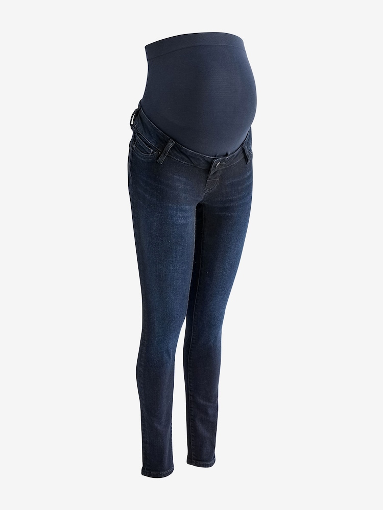 Seraphine Blue Bodhi Skinny Over Bump Jeans - Image 11 of 11