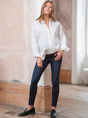 Seraphine Blue Bodhi Skinny Over Bump Jeans - Image 3 of 11