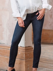 Seraphine Blue Bodhi Skinny Over Bump Jeans - Image 4 of 11