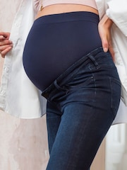 Seraphine Blue Bodhi Skinny Over Bump Jeans - Image 7 of 11