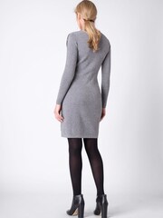 Seraphine Grey Rosemary Pocket Detail Dress - Image 5 of 6