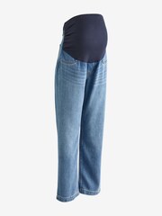 Seraphine Blue Emmett-Mid Bump Wide Leg Maternity Jeans - Image 10 of 10