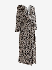 Seraphine Jersey Knot Black Dress - Image 9 of 9