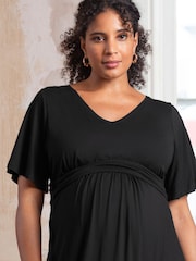 Seraphine A Line Jersey Nursing Black Dress - Image 6 of 6