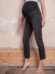 Seraphine Slim Leg Black Maternity Jeans - Image 4 of 9