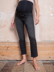 Seraphine Slim Leg Black Maternity Jeans - Image 5 of 9